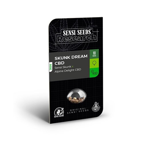 Skunk Dream CBD (Skunk Dream - Sensi Skunk x Alpine Delight CBD) - Feminized - SENSI SEEDS