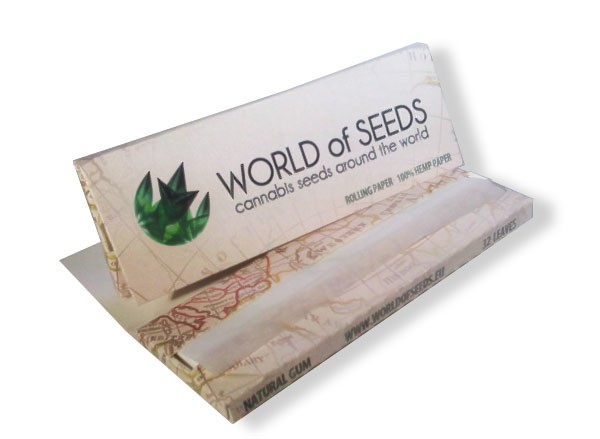 Papel de fumar (100% hemp) - World Of Seeds - Merchandising