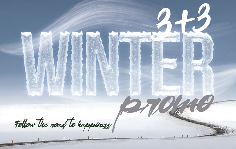 Winter Promo 3 + 3 Free